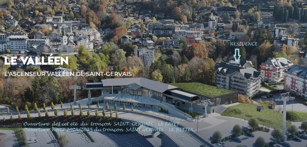 Appartement T2+Cabine Independante Au Depart Des Telecabines Saint-Gervais/Bettex/Mont D'Arbois المظهر الخارجي الصورة