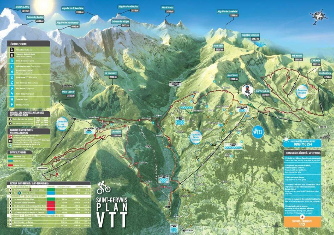 Appartement T2+Cabine Independante Au Depart Des Telecabines Saint-Gervais/Bettex/Mont D'Arbois المظهر الخارجي الصورة